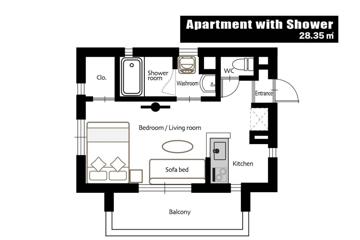 Apartment Ouchi Hatsukaichi-ekimae *